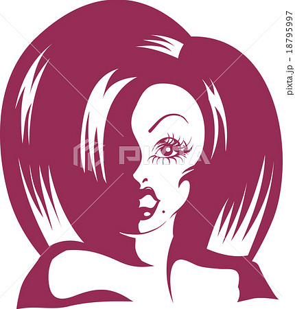 Drag Queen Stencil Wig 18795997