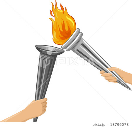 Torch Lighting Another Torch 18796078