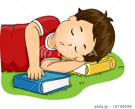 Kid Boy Book Pillow Sleep 18796099