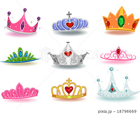 Princess Crownsのイラスト素材 18796669 Pixta