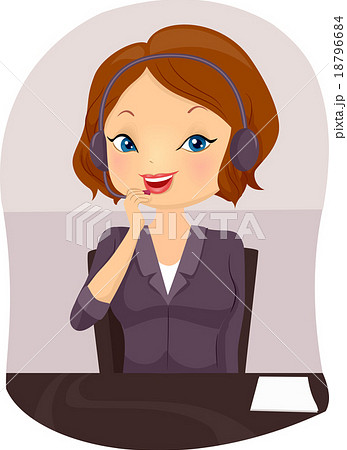 Girl Front Desk Attendant Call 18796684