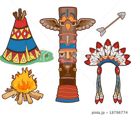 Native Indian Elements Set 18796774
