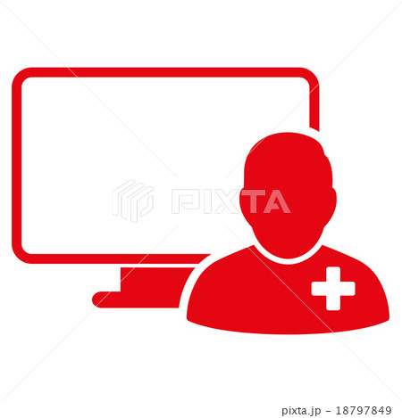 Online Doctor Icon 18797849