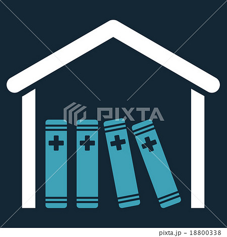 Medical Library Icon 18800338