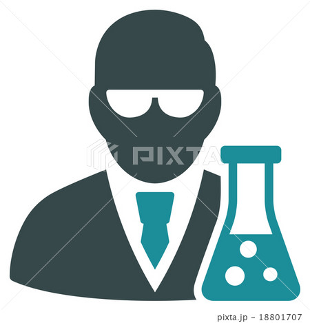Scientist With Flask Icon Scientist With Flask Icon 18801707