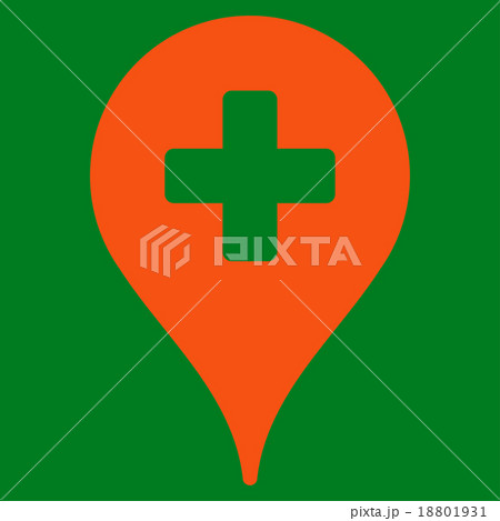 Clinic Map Pointer Icon 18801931