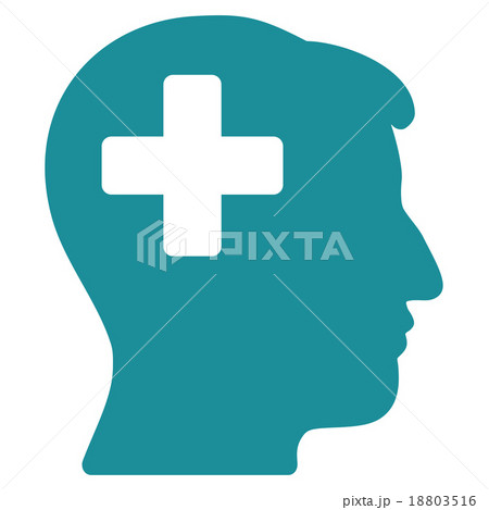 Plus Man Head Icon Plus Man Head Icon 18803516
