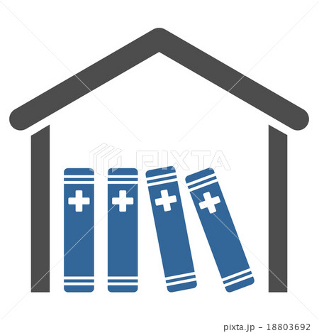 Medical Library Icon Medical Library Icon 18803692