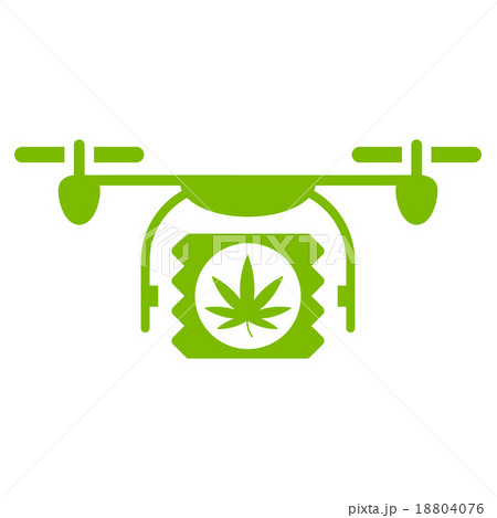 Drugs Drone Shipment Icon 18804076