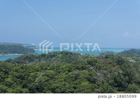 屋我地島から古宇利大橋を望む 18805099