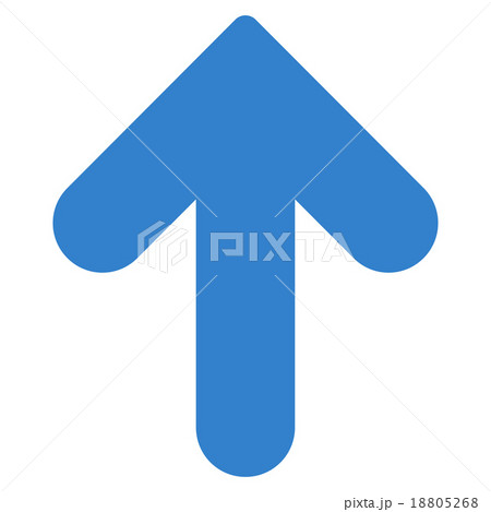Arrow Up flat cobalt color icon Arrow Up flat cobalt color icon 18805268