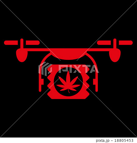 Drugs Drone Shipment Icon 18805453
