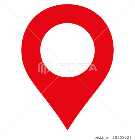 Map Marker flat red color icon Map Marker flat red color icon 18805628