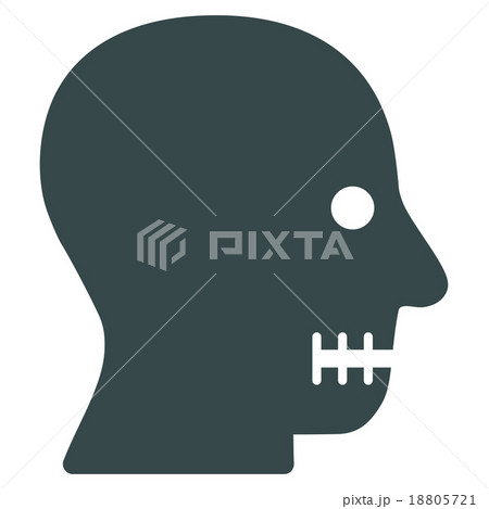 Sewn Mouth Icon Sewn Mouth Icon 18805721