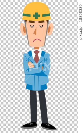 Thinking Construction Worker 18808389