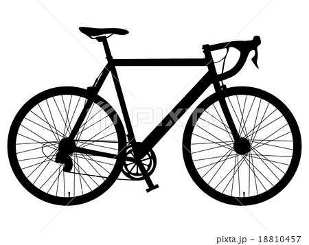 ロードバイクのイラスト素材 18810457 Pixta