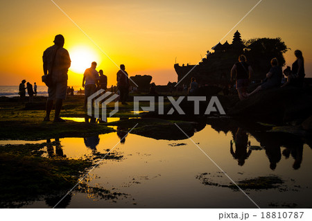 Tanah Lot Temple on Sea in Bali Island Indonesia. 18810787