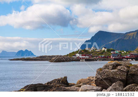 Daytime in A village, Lofoten Islands, Norway Daytime in A village, Lofoten Islands, Norway 18811532
