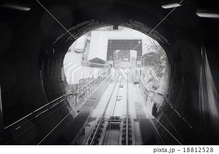 ホーエンザルツブルク城塞のケーブルカー ホーエンザルツブルク城塞のケーブルカー 18812528