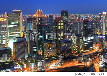 大阪街夜景 大阪街夜景 18813711
