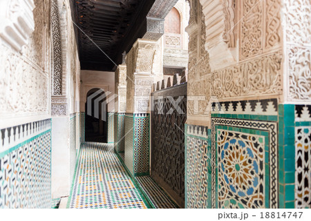 Interior of a Madrassa in Fez Interior of a Madrassa in Fez 18814747