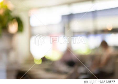 Blurred cafe restaurant with bokeh background. Blurred cafe restaurant with bokeh background. 18818677