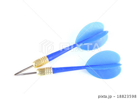 Blue Darts isolated. Blue Darts isolated. 18823598