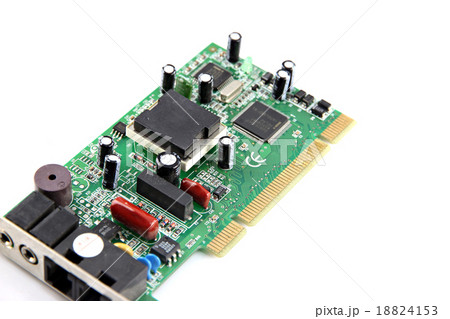 The modem Computer equipment circuit board. 18824153