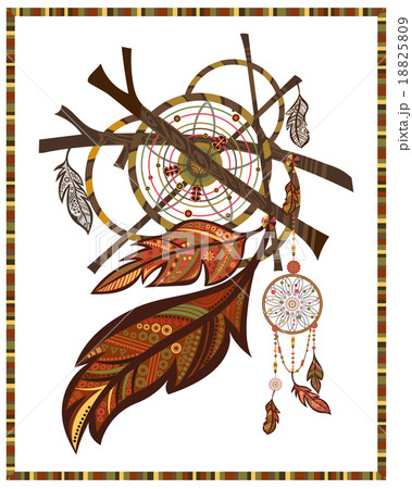 Elements ethnic style Dreamcatcher, twigs Elements ethnic style Dreamcatcher, twigs 18825809