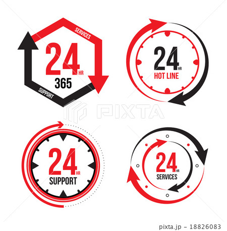 Service and support for customers around the clock 18826083