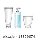 Vector Set of blank Cosmetic plastic containers 18829674