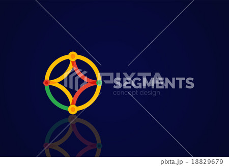 Vector outline minimal abstract geometric logo Vector outline minimal abstract geometric logo 18829679