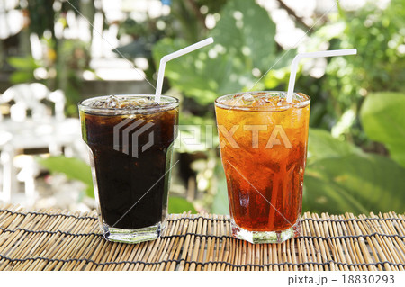 Ice black coffee and Tea 18830293