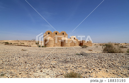 Quseir (Qasr) Amra desert castle near Amman,Jordan 18833193