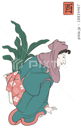 歌川国芳 道外 見富利十二志のイメージイラスト 18834467