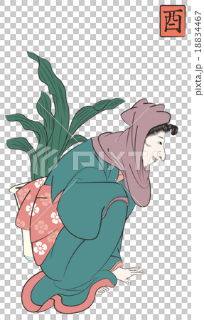 歌川国芳 道外 見富利十二志のイメージイラスト 18834467