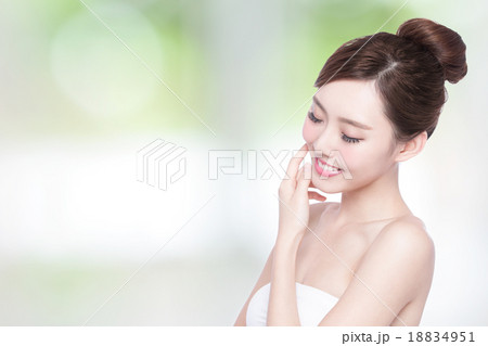 beautiful Skin care woman Face 18834951