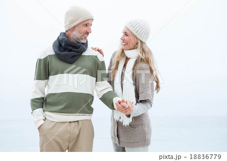 Cute couple standing together Cute couple standing together 18836779