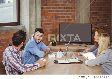Business people discussing in meeting 18837447