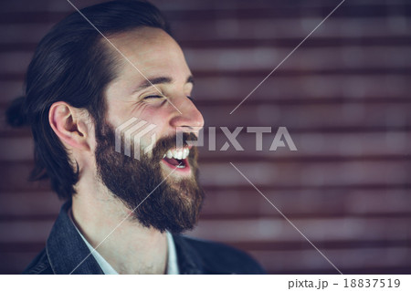 A smiling Cheerful hipster 18837519