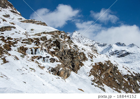 icicles on italian alps detail 18844152