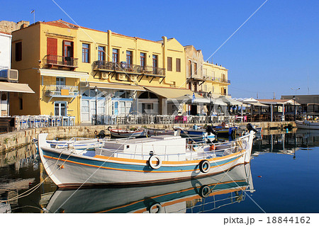 The old harbour,Rethymno, Crete island,Greece. The old harbour,Rethymno, Crete island,Greece. 18844162