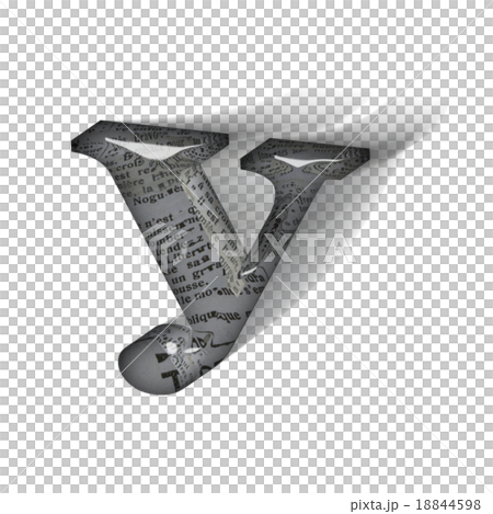 Dynamic glass-like alphabet lower case letter (y) 3D logo Dynamic glass-like alphabet lower case letter (y) 3D logo 18844598