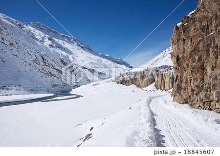 Wintertime in Spiti valley, Himachal Pradesh 18845607