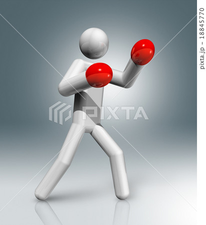 Boxing 3D symbol, Olympic sports 18845770