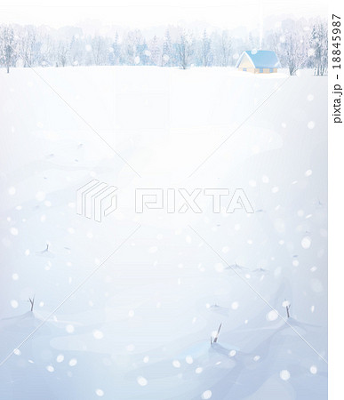 Vector winter landscape. 18845987
