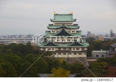 名古屋城　天守閣　名城　金鯱城 18849817