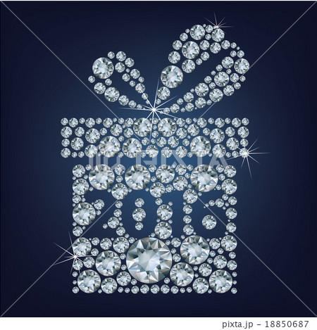 Gift present with 2016 made up a lot of diamonds 18850687