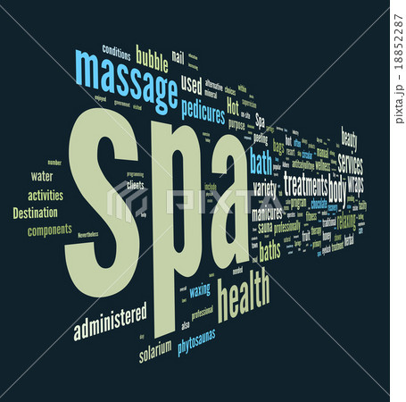Spa word cloud vector illustration 18852287