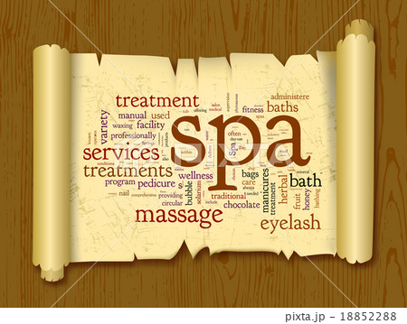 Spa word cloud vector illustration 18852288